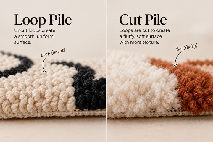 Cut Pile vs Loop Pile Tufting: What Beginners Should Know
