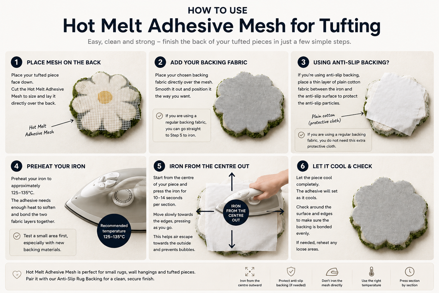 Hot Melt Adhesive Mesh 1x1.5m 50g — product photo 4
