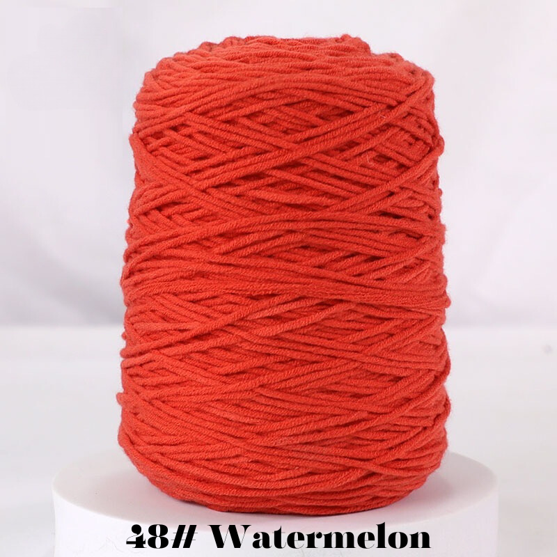 Watermelon cotton-blend tufting yarn — 400g cone